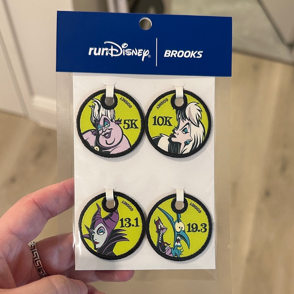Brooks runDisney Villains Shoe Charms Set